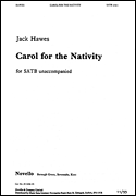 Carol for the Nativity SATB choral sheet music cover